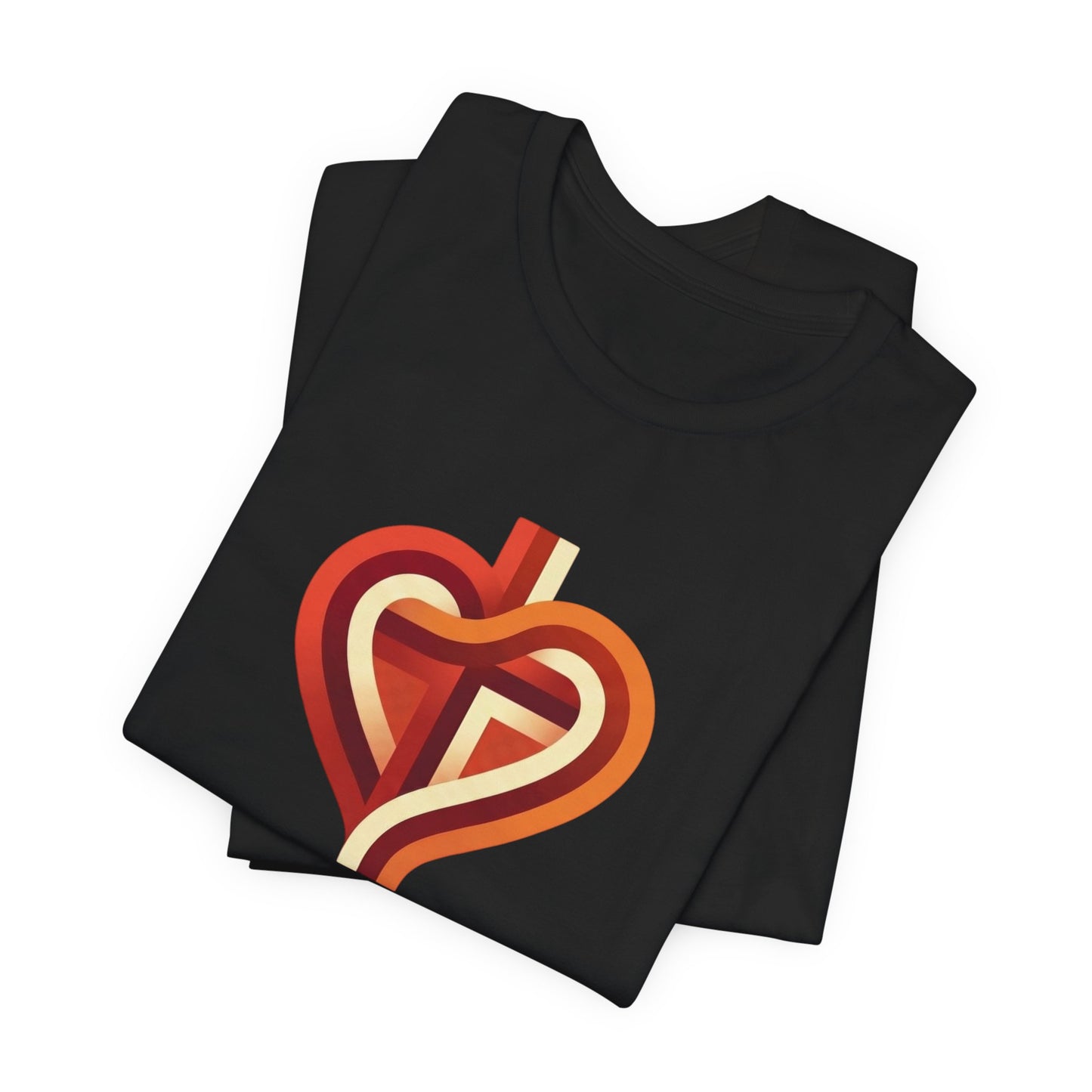 Compassion heart cross design Tee | Compassion T-Shirt