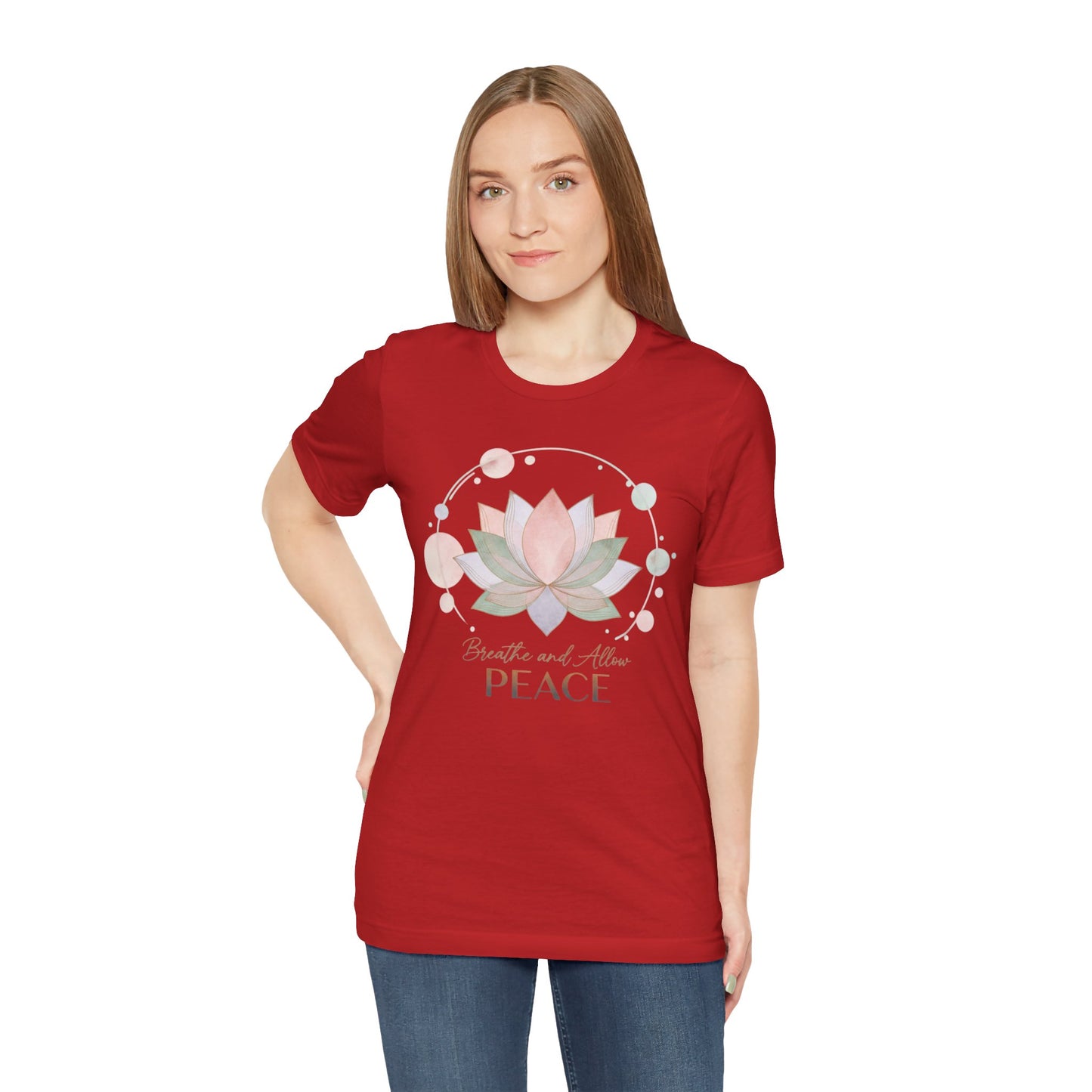 Mindful & Into Peace Tee | self care shirt, boundary quote