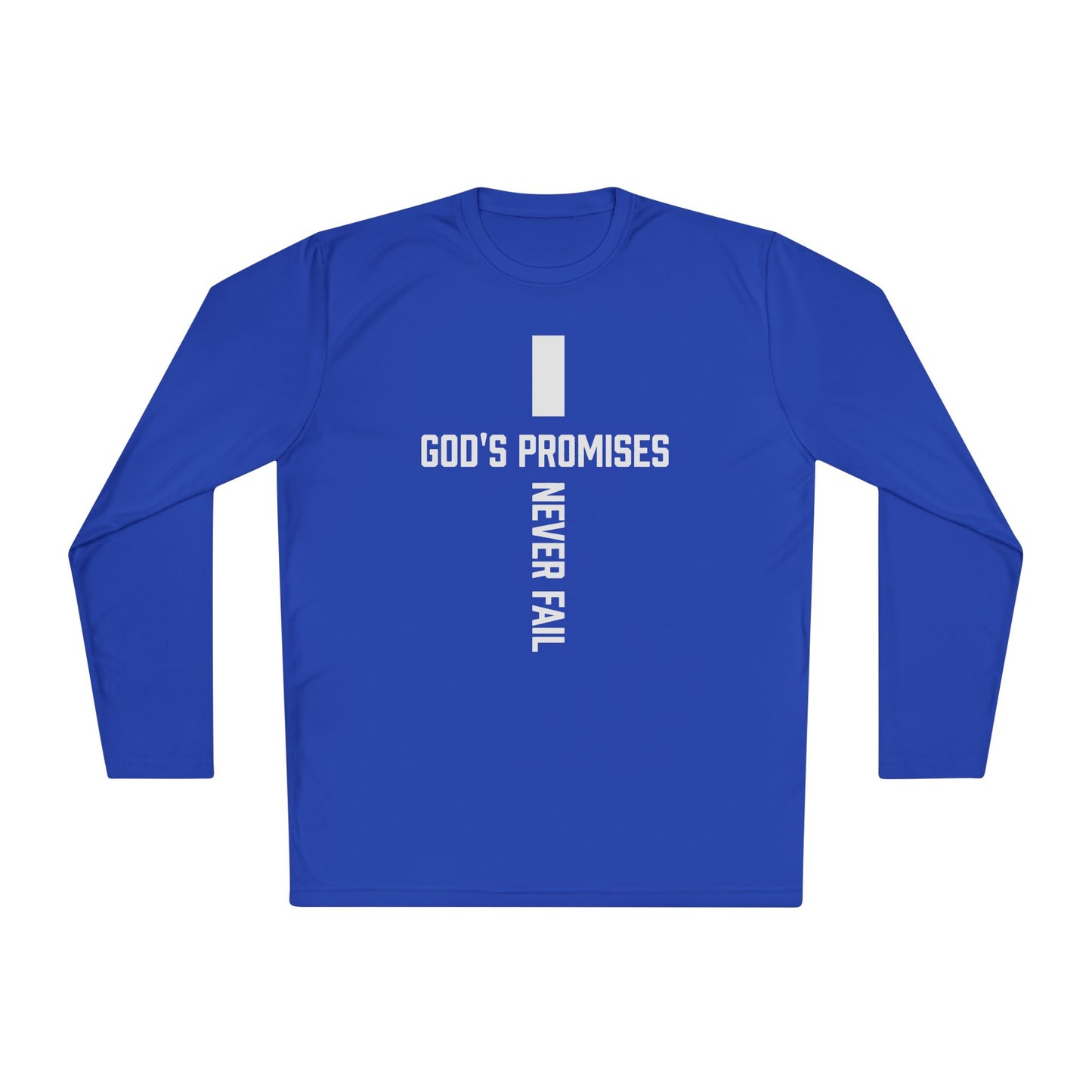 Inspirational Long Sleeve Tee - God's Promises Never Fail
