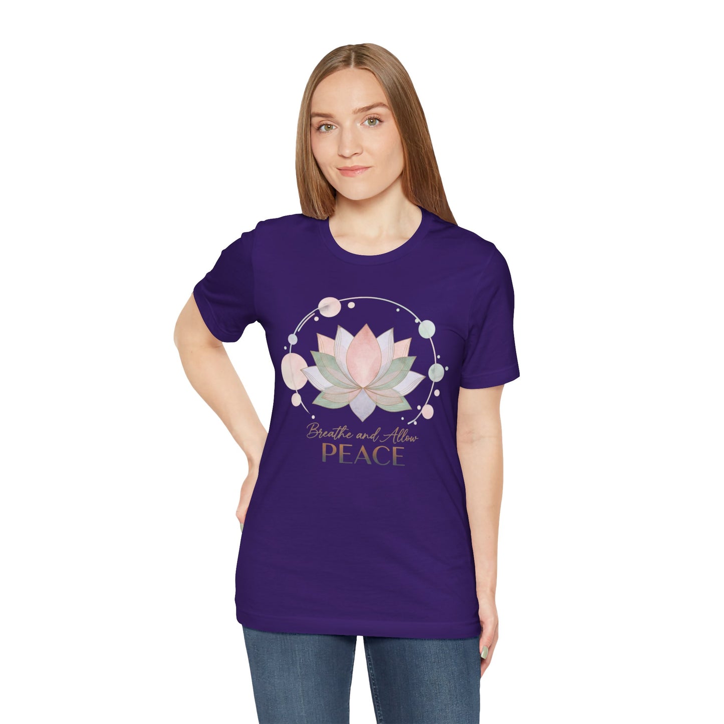 Mindful & Into Peace Tee | self care shirt, boundary quote