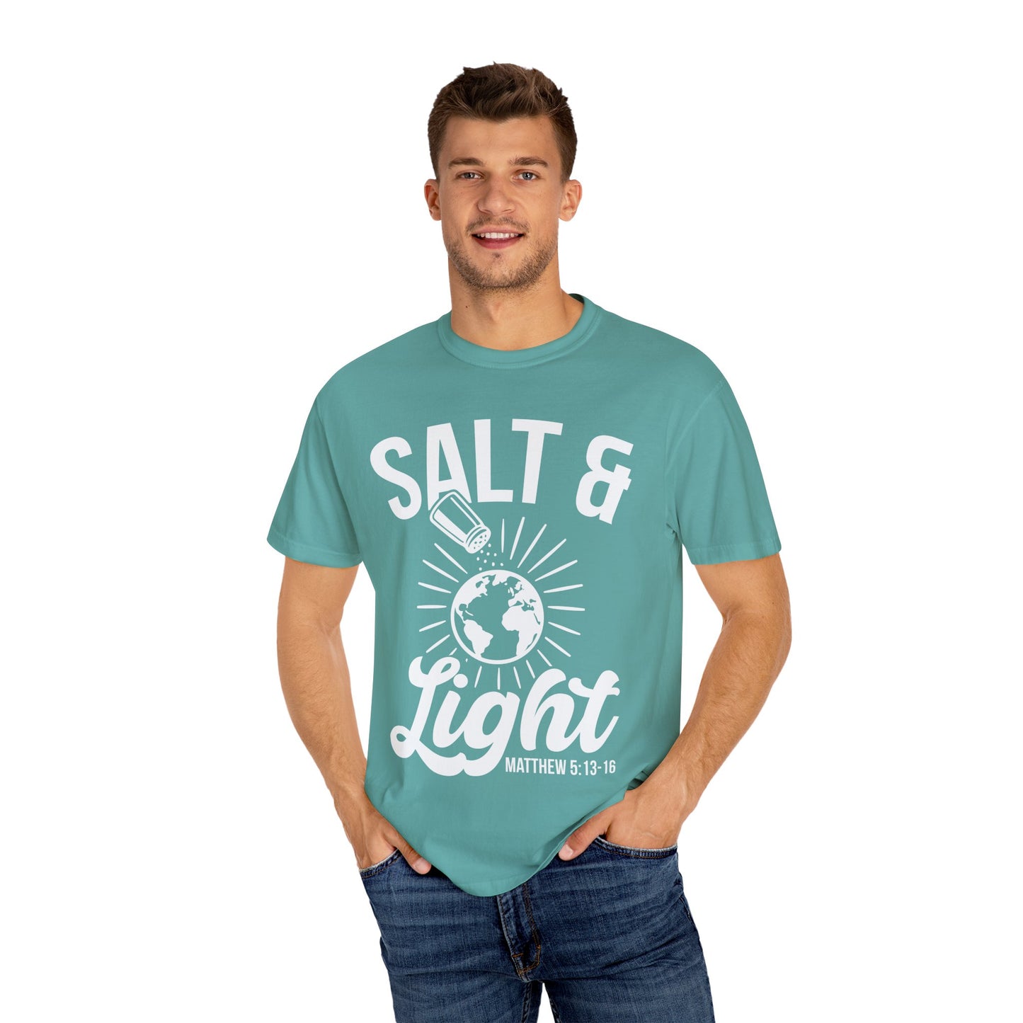 Inspirational Unisex T-Shirt: Salt & Light Graphic, Christian Gifts, Faith Apparel