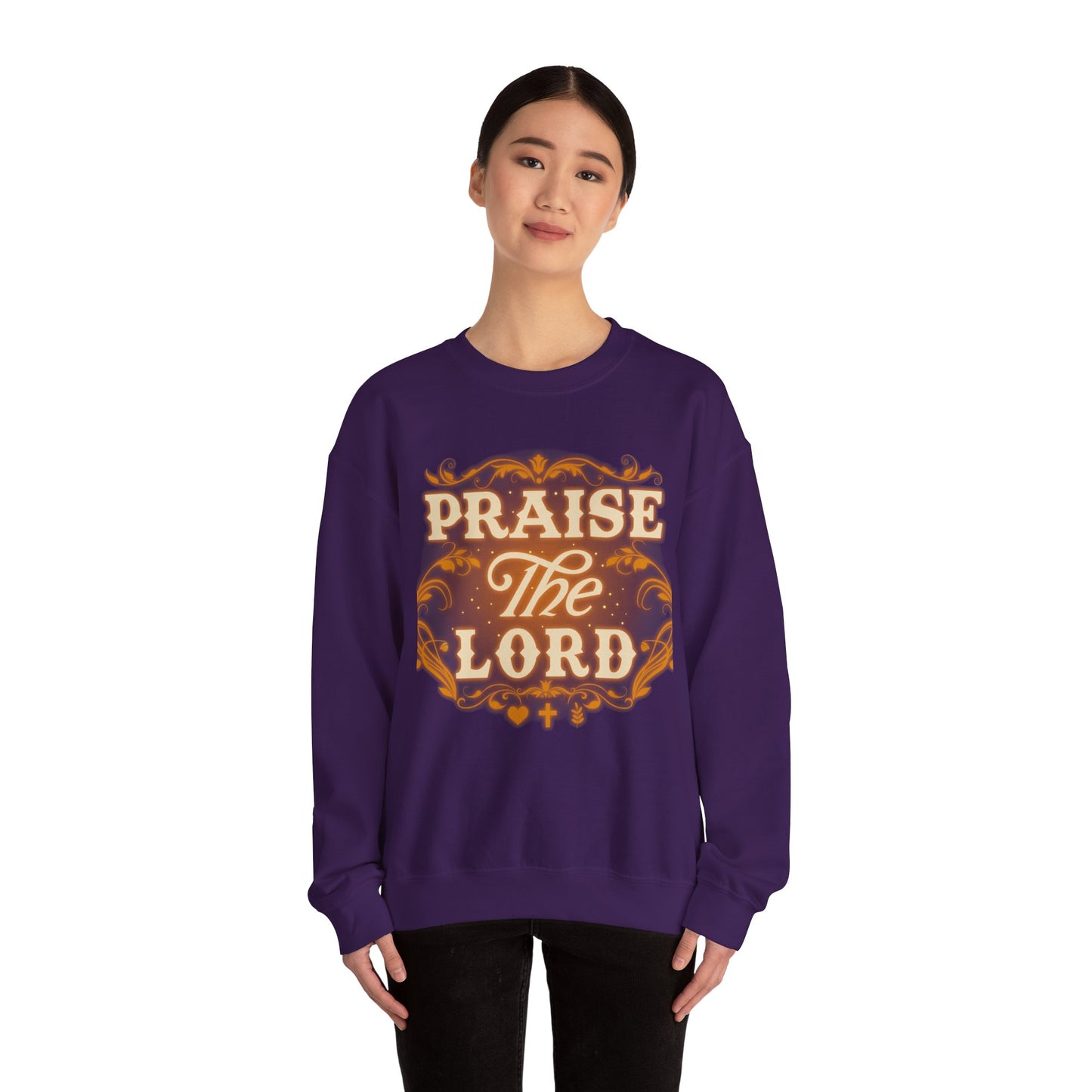 Faith-Inspired Crewneck Sweatshirt for Praise, Gifts, Religious Events