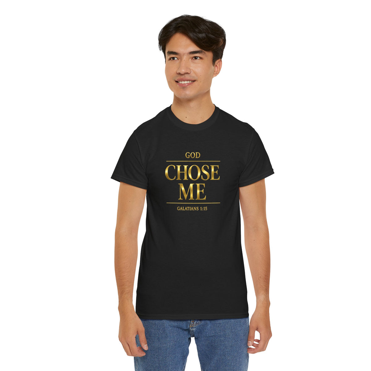God Chose Me T-Shirt | Galatians 6:15 Christian Tee, Faith Shirt