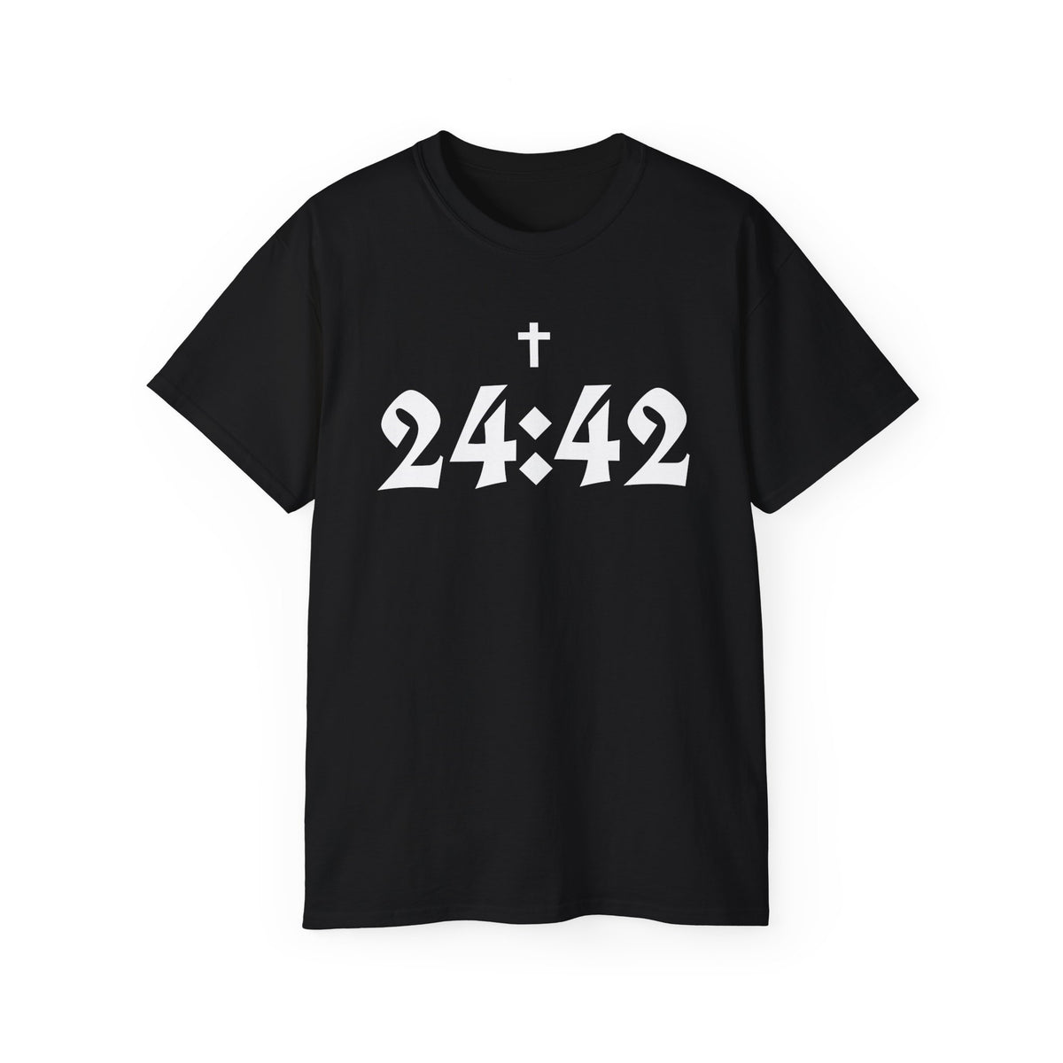 Matthew 24:42 Bible Verse Tee | Cross 24:42 Shirt
