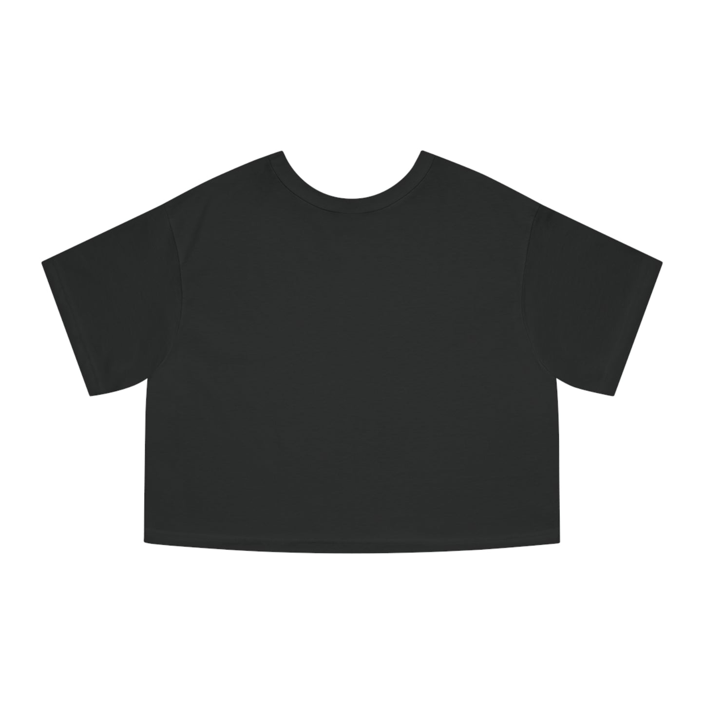 Faithful Reminder-Champion Cropped T-Shirt Black