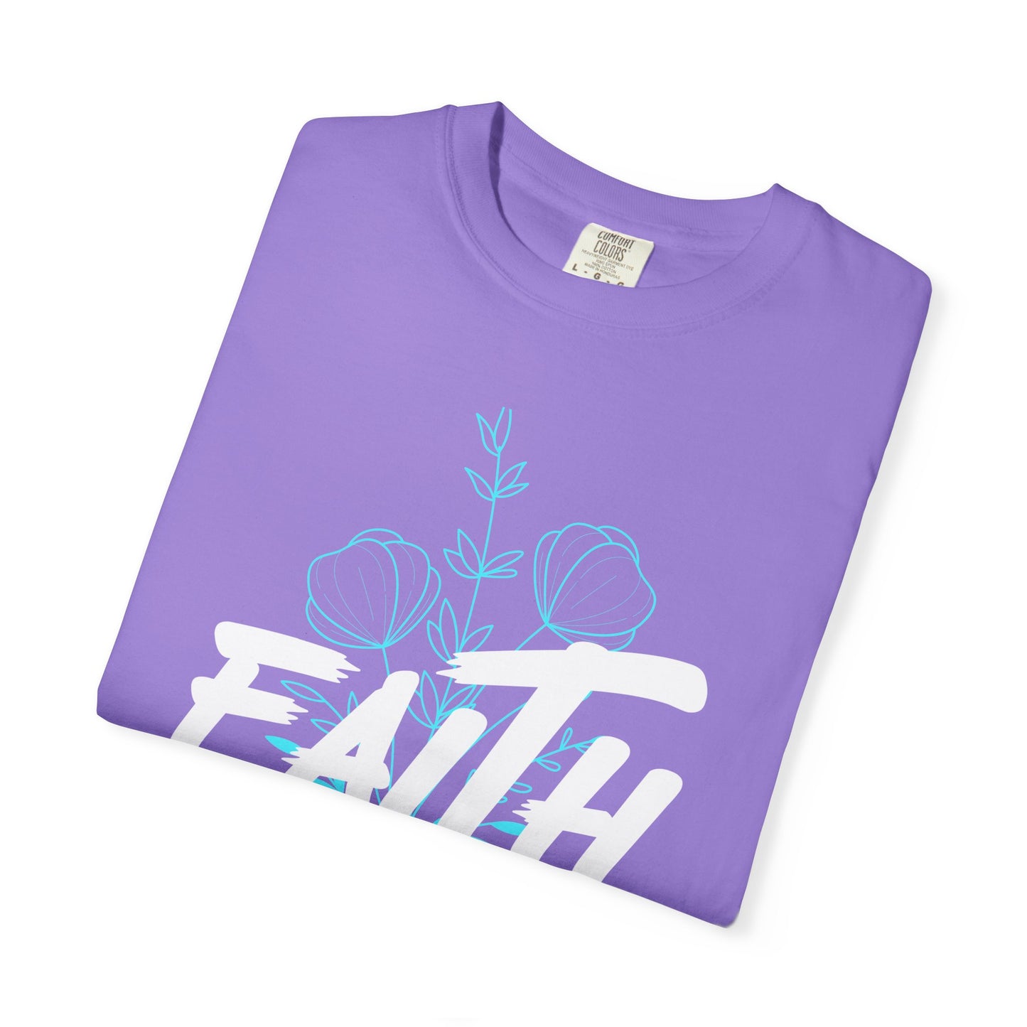 Faith-Inspired Unisex Garment-Dyed T-Shirt - Perfect for Uplifting Moments