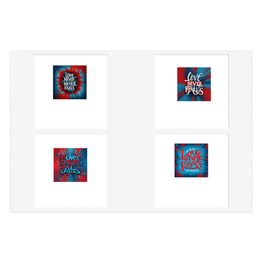Love Never Fails -Sticker Sheets