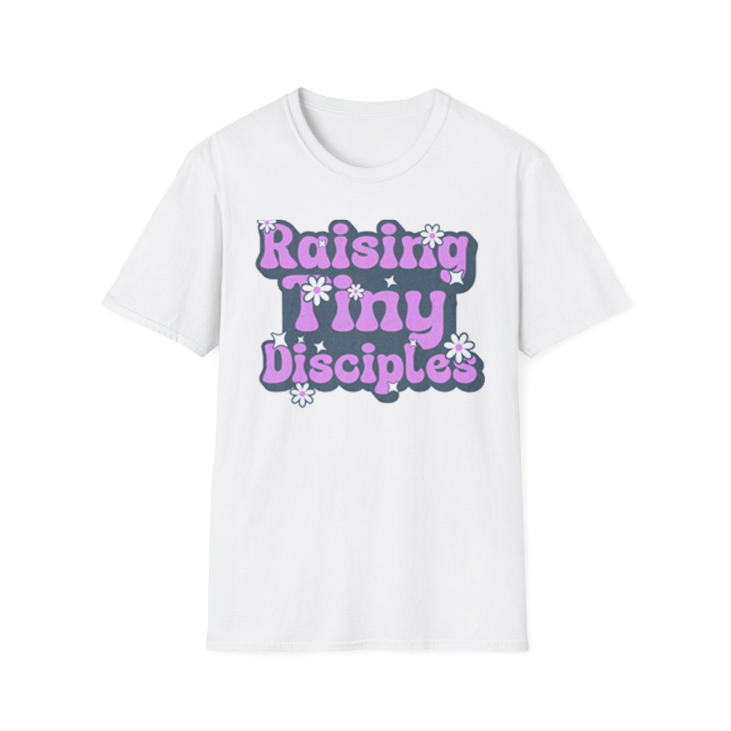 Raising Tiny Disciples Unisex Softstyle T-Shirt - Fun & Comfy Family Tee