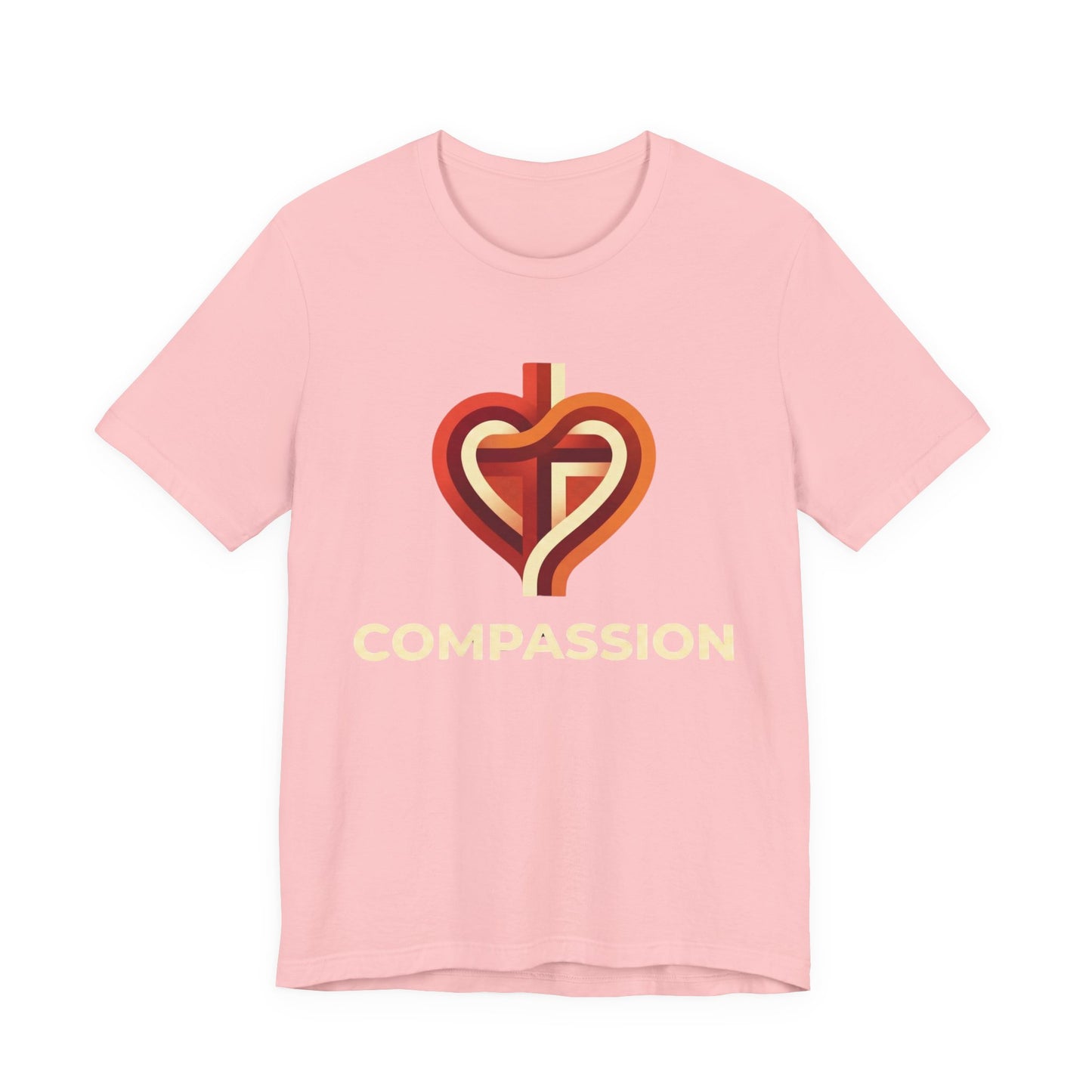 Compassion heart cross design Tee | Compassion T-Shirt