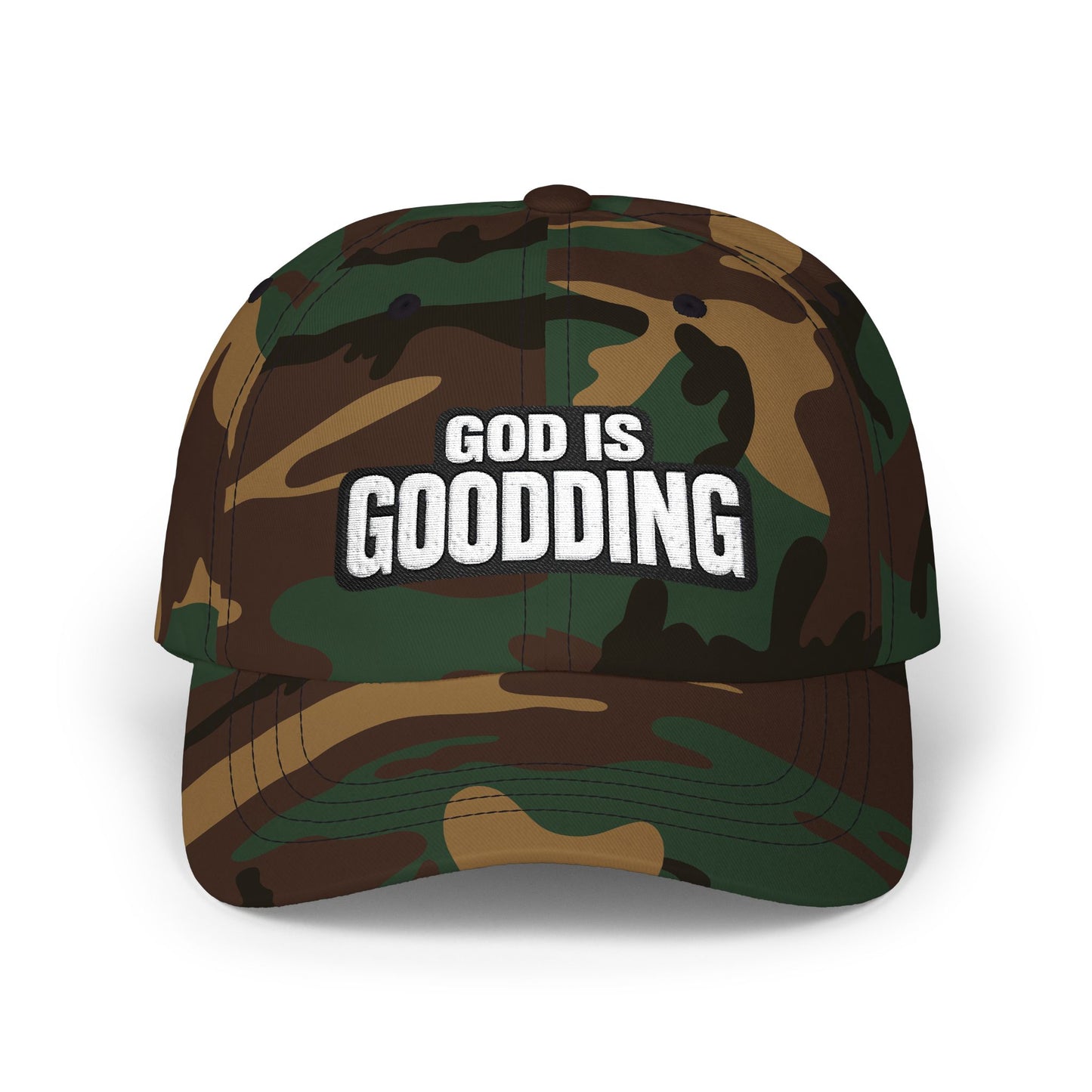 God Is Goodding Dad Cap | Embroidered Religious Baseball Hat