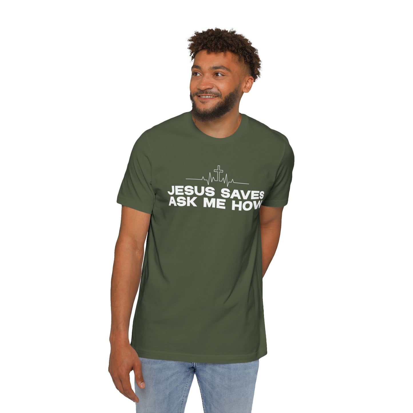 Faith-Inspired Unisex T-Shirt - Jesus Saves, Christian Apparel