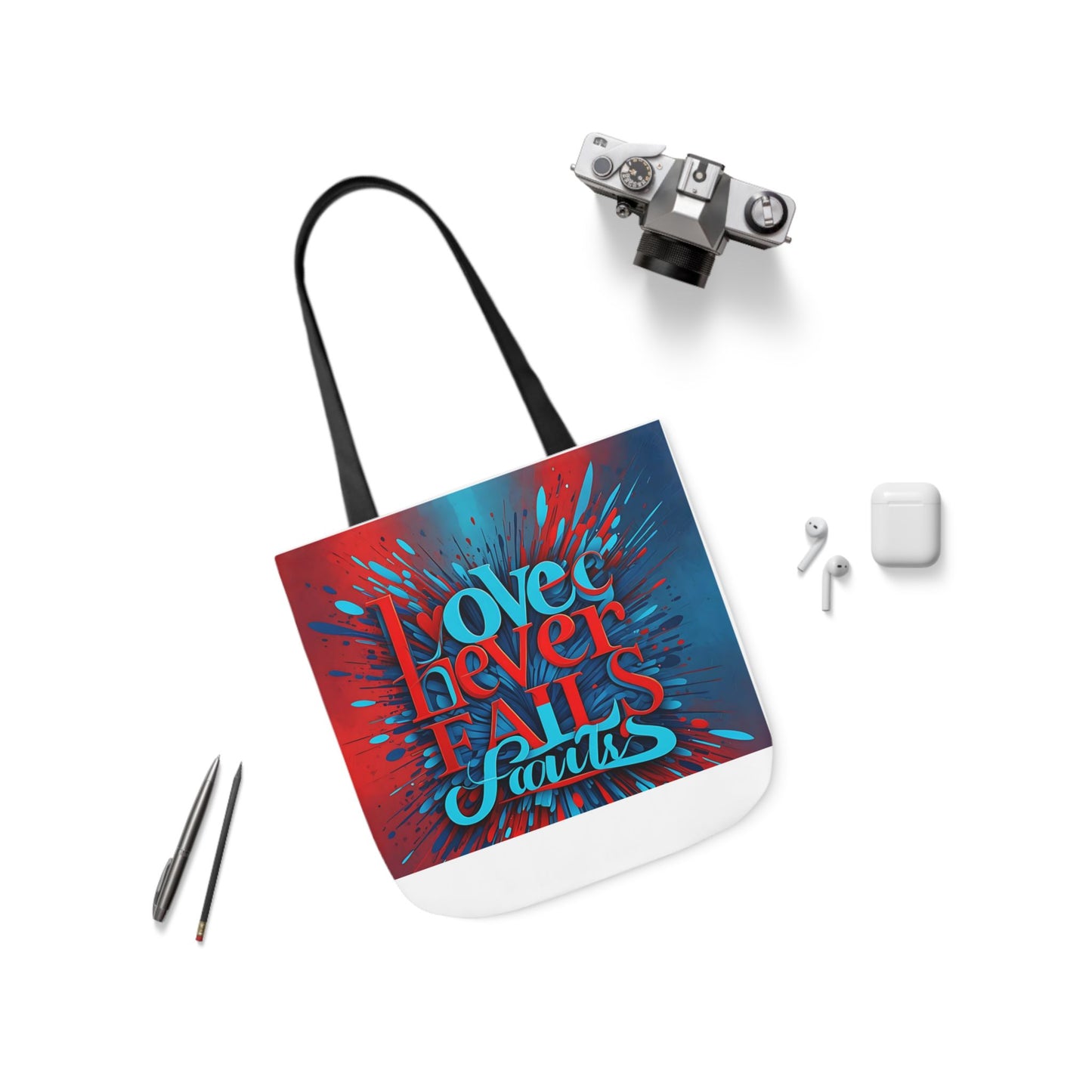 Canvas Tote Bag, 5-Color Straps