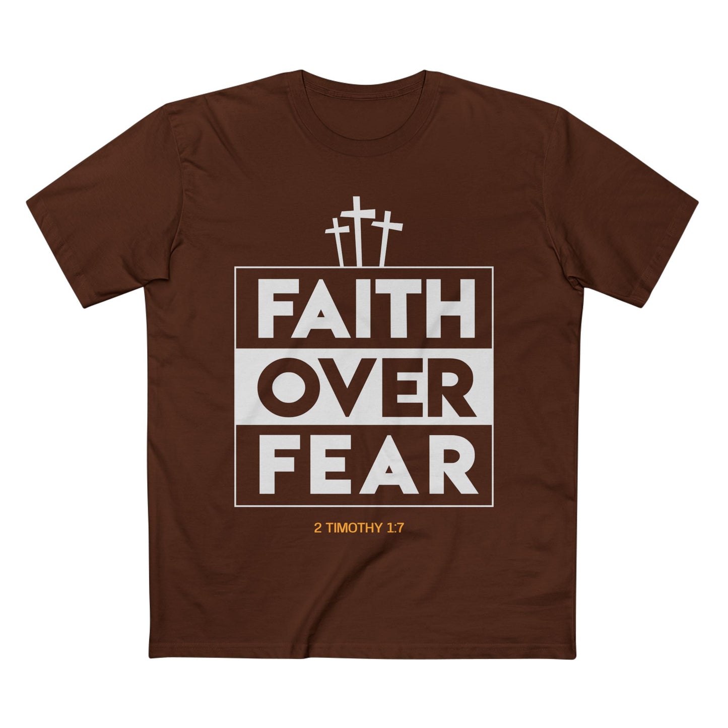 Faith Over Fear Black Tee