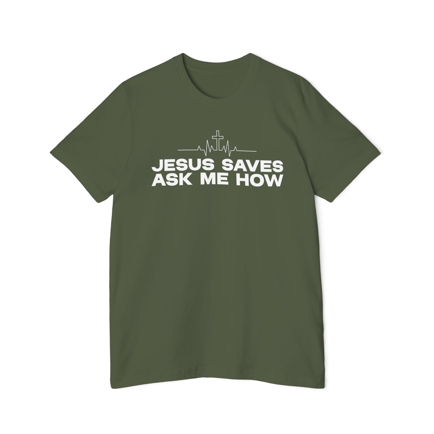 Faith-Inspired Unisex T-Shirt - Jesus Saves, Christian Apparel