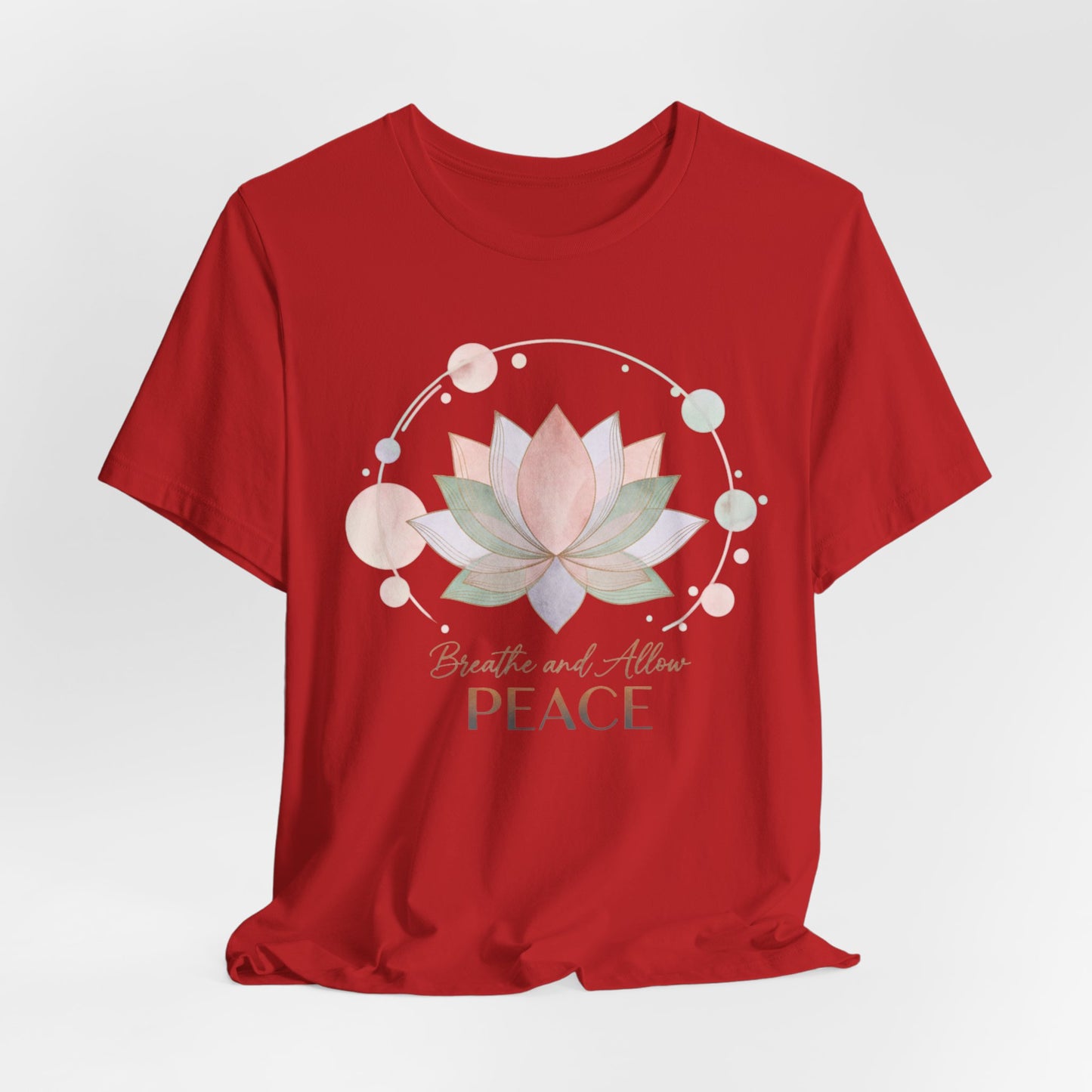 Mindful & Into Peace Tee | self care shirt, boundary quote