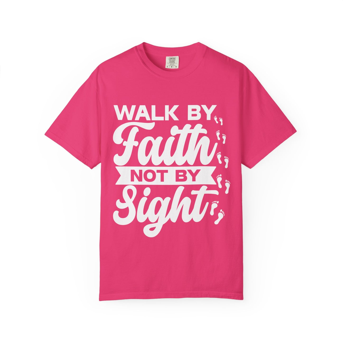 Motivational Unisex T-Shirt | Walk by Faith Not by Sight | Inspirational Tee