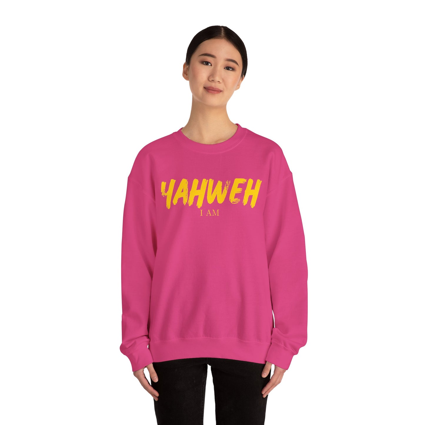 Yahweh Crewneck Sweatshirt - Spiritual Gift for Faith - Sweatshirt