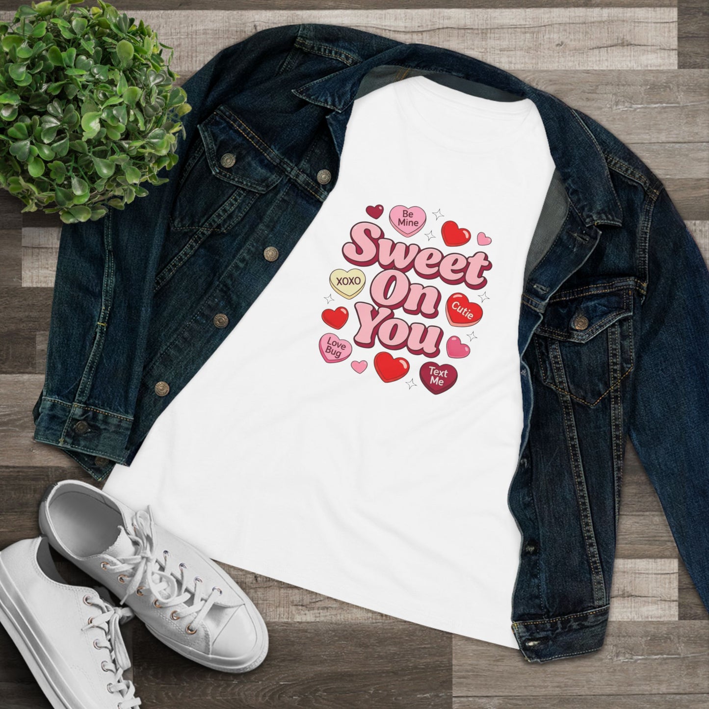 Sweet On You tee | Conversation Heart Valentine's Shirt