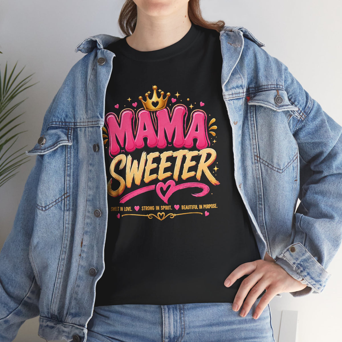 Mama Sweeter graphic tee | Mama Sweeter design T-Shirt