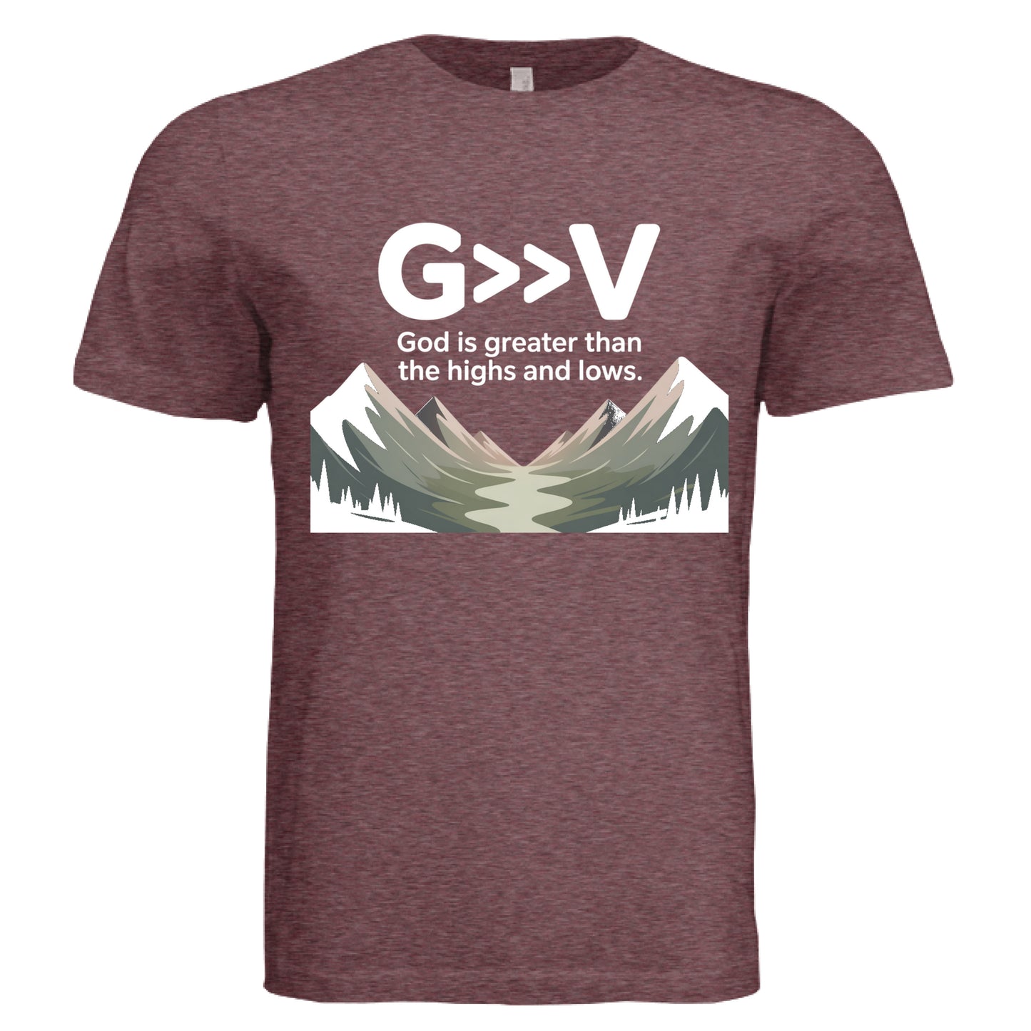 MAROON TRIBLEND - FRONT