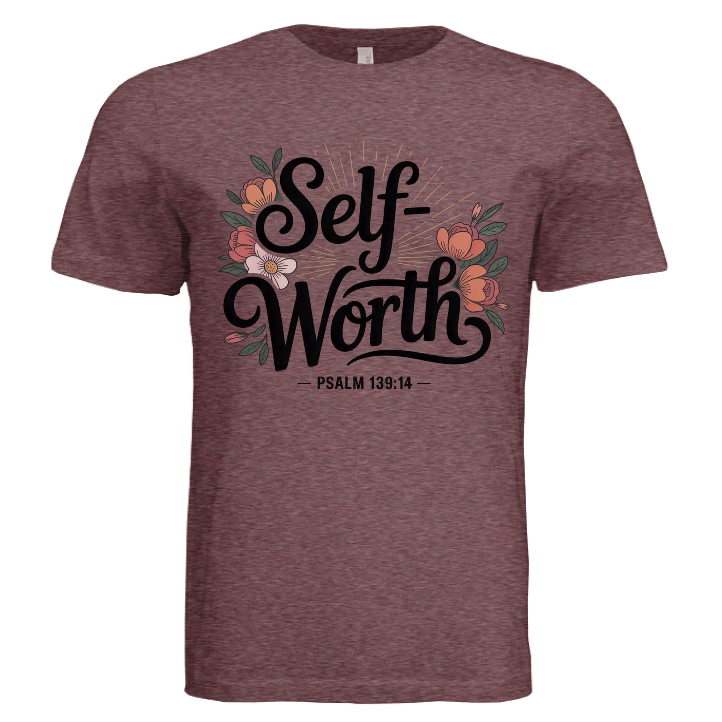 MAROON TRIBLEND - FRONT