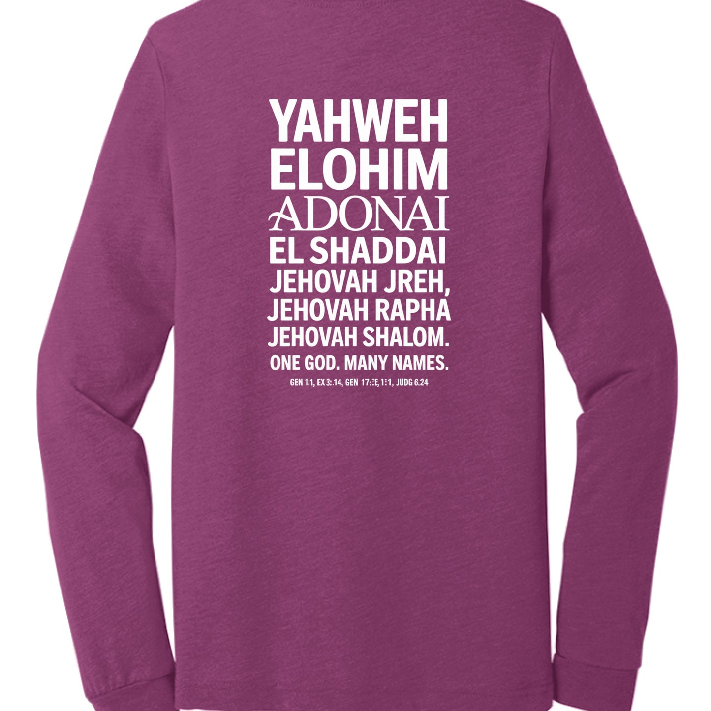 Maroon Triblend - BACK