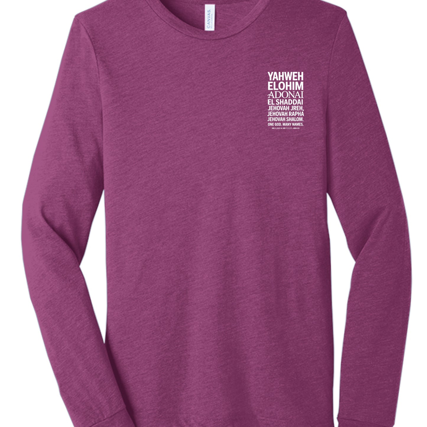 Maroon Triblend - FRONT