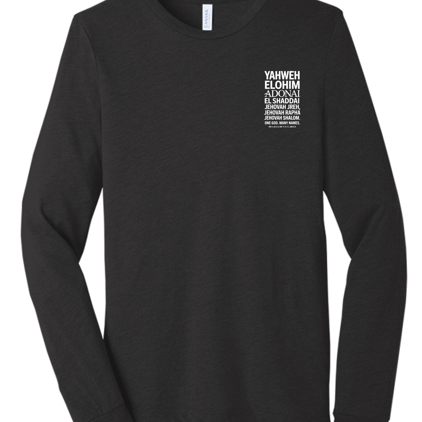 Black Heather Triblend - FRONT