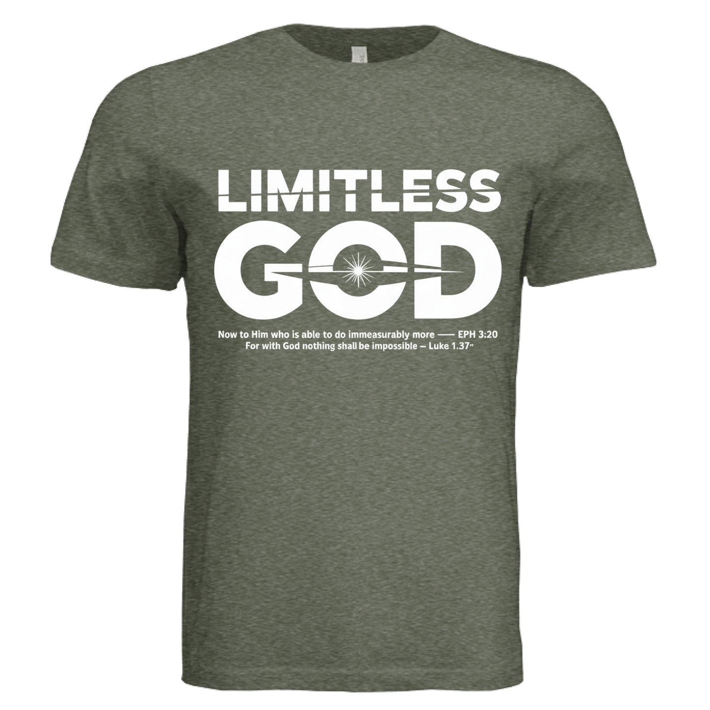 Military Green Triblend - FRONT
