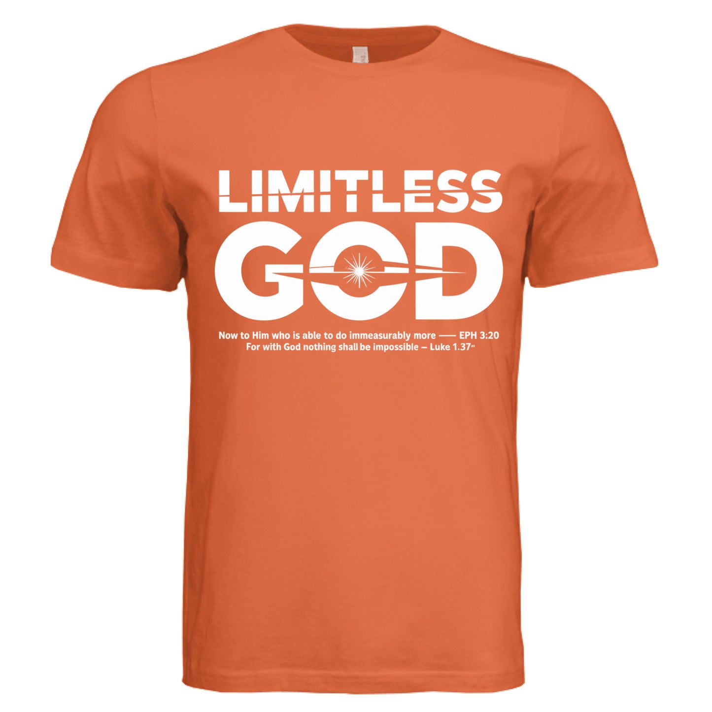Solid Orange Triblend - FRONT