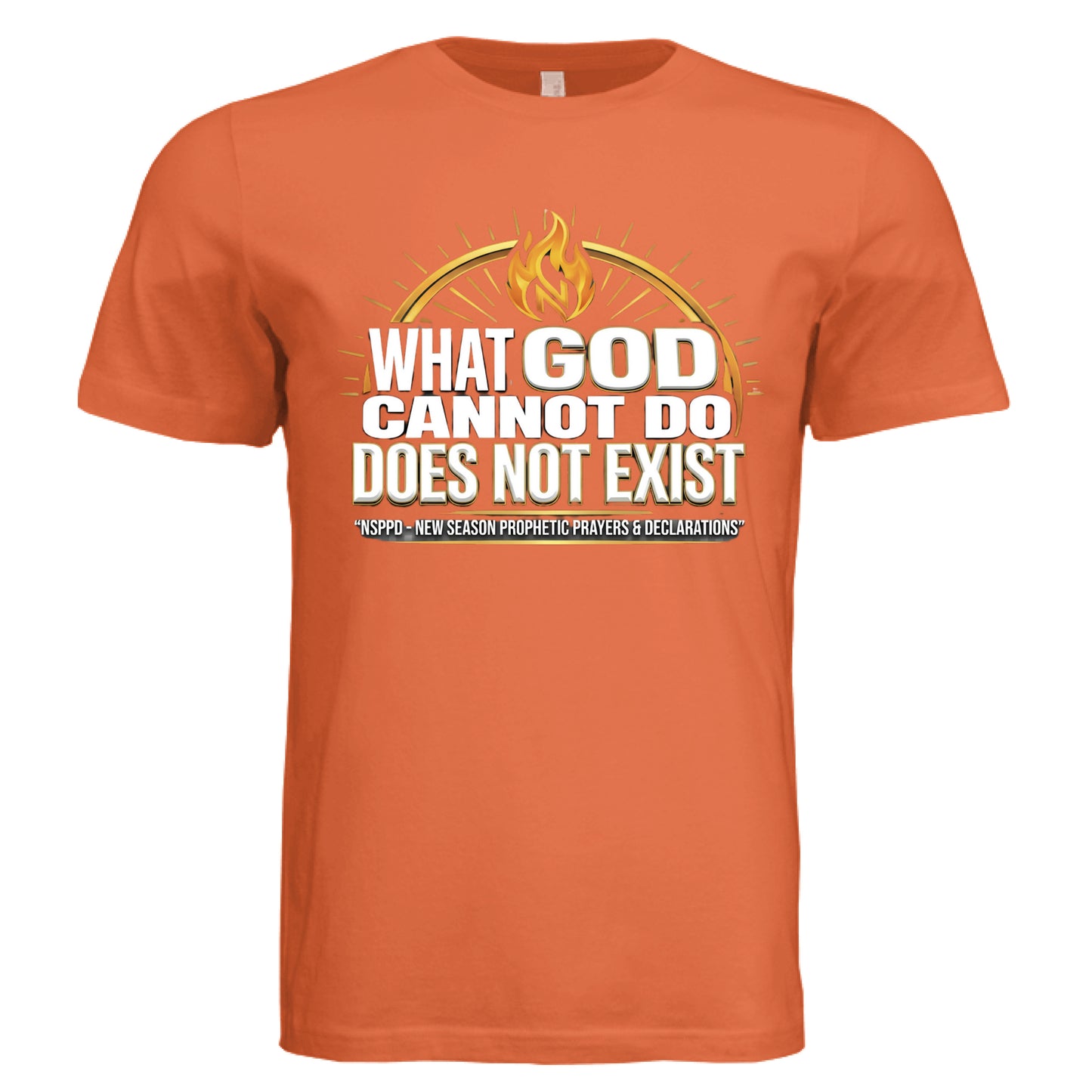 Solid Orange Triblend - FRONT