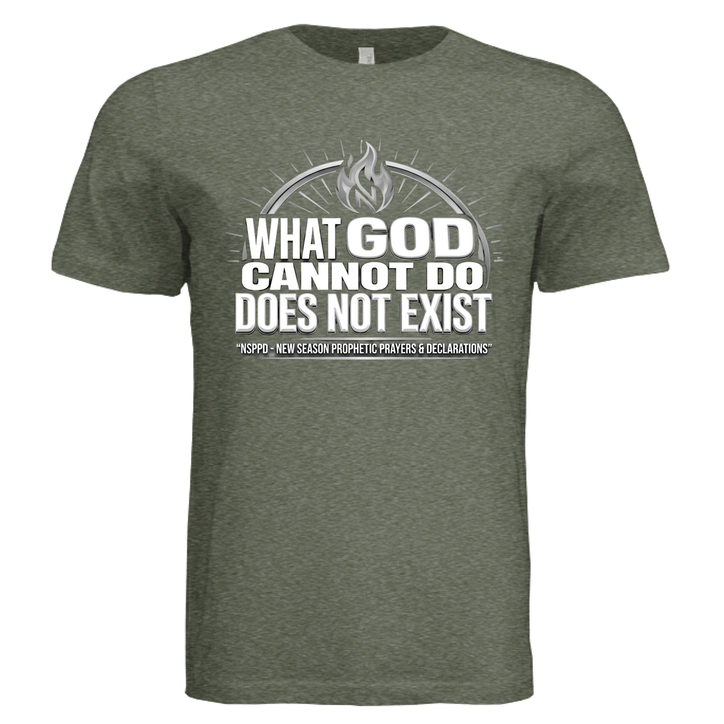Military Green Triblend - FRONT