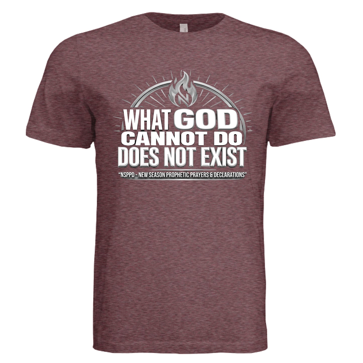 MAROON TRIBLEND - FRONT