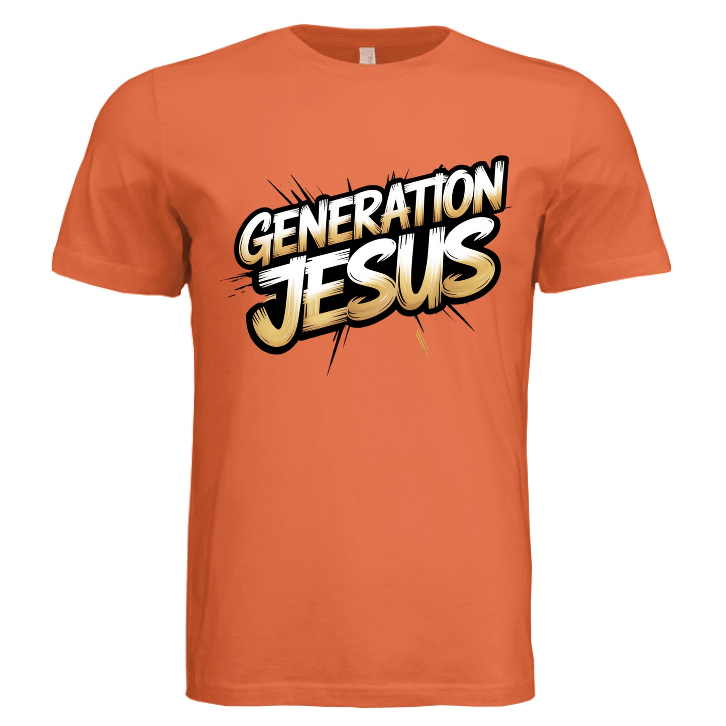 Solid Orange Triblend - FRONT