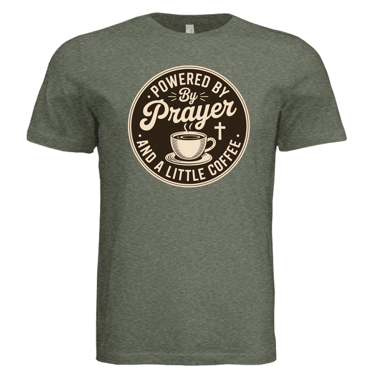 Military Green Triblend - FRONT