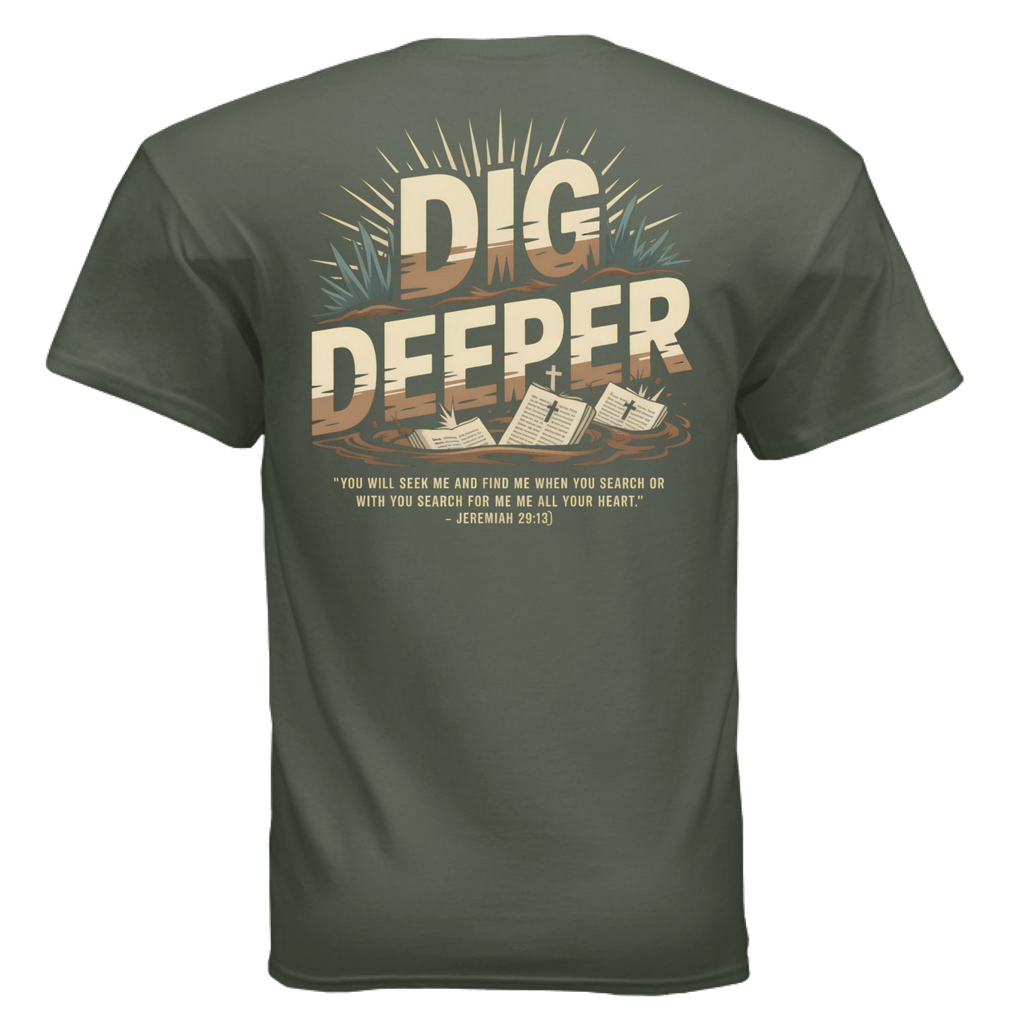MILITARY GREEN - BACK