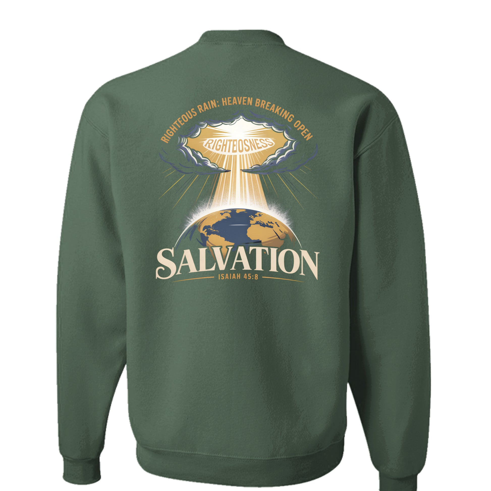 Military Green Heather - BACK