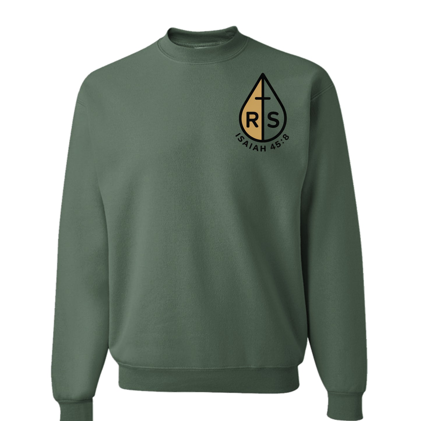 Military Green Heather - FRONT